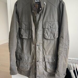 Barbour Olive Military Field Jacket